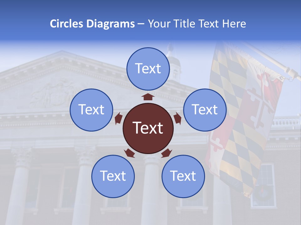 Law Chesapeake Bay State Capitol PowerPoint Template