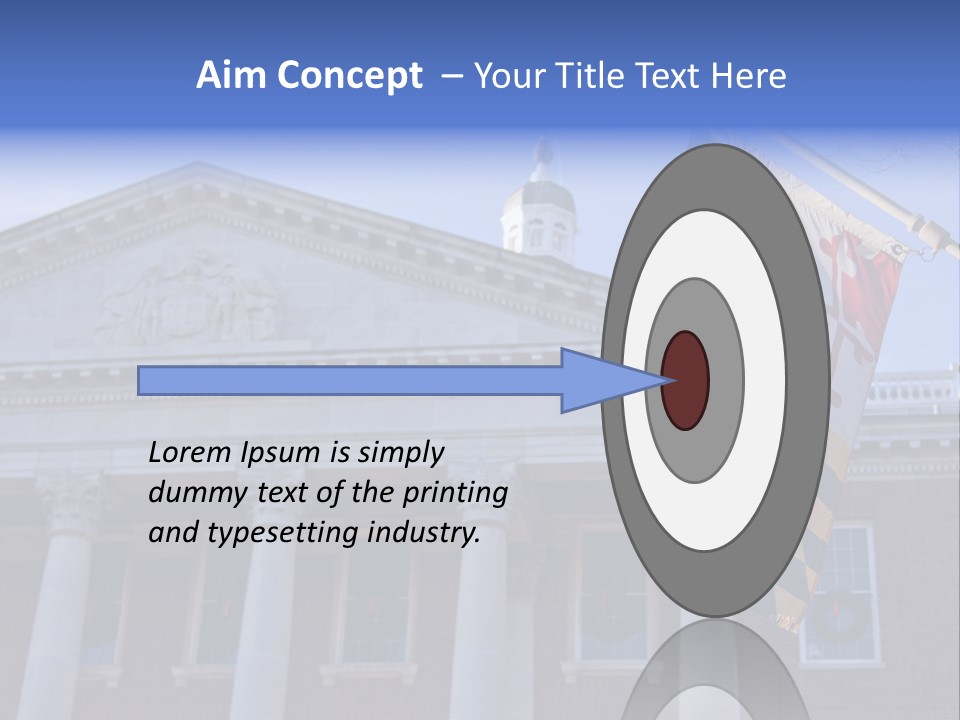 Law Chesapeake Bay State Capitol PowerPoint Template