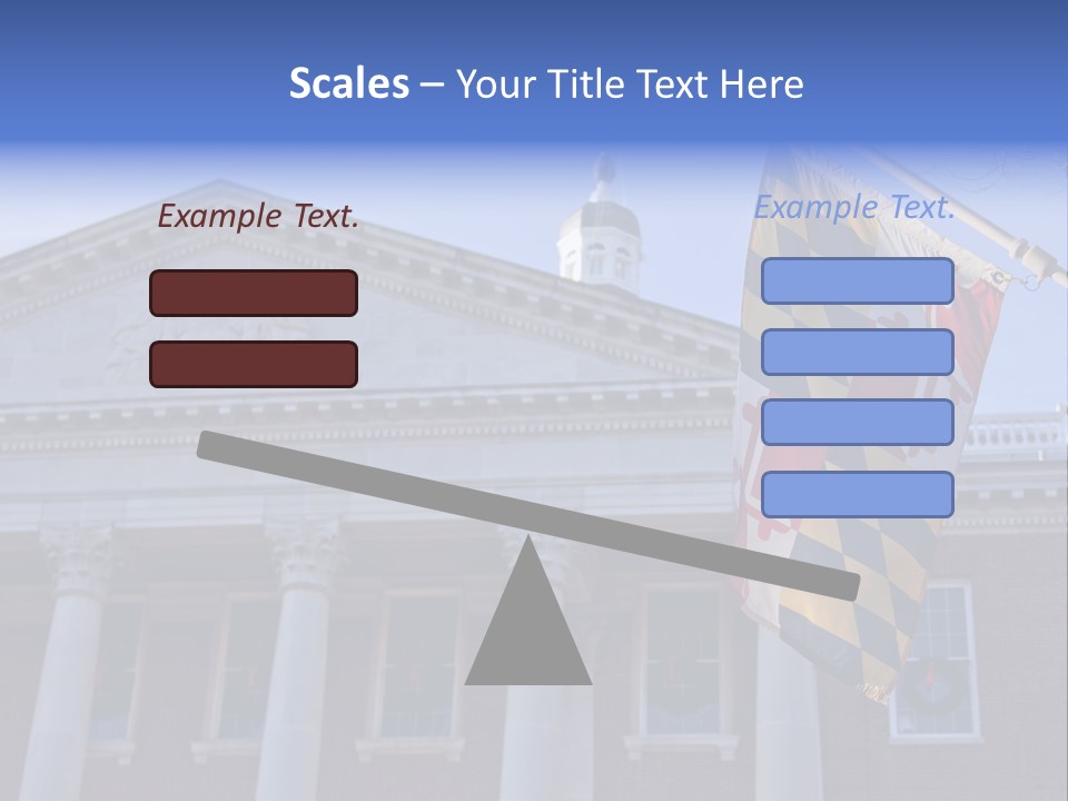 Law Chesapeake Bay State Capitol PowerPoint Template