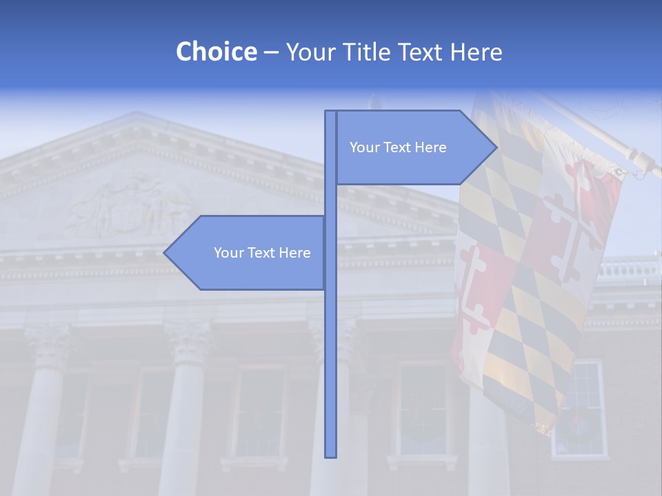 Law Chesapeake Bay State Capitol PowerPoint Template