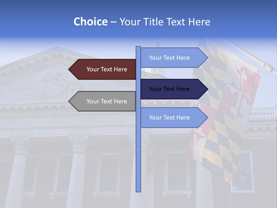 Law Chesapeake Bay State Capitol PowerPoint Template
