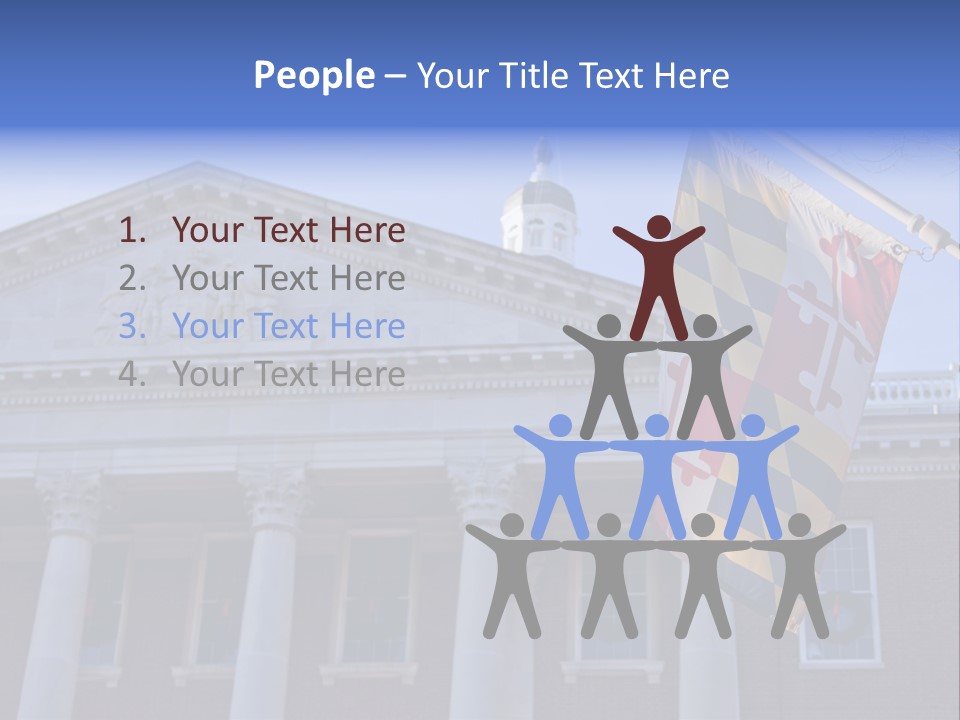 Law Chesapeake Bay State Capitol PowerPoint Template