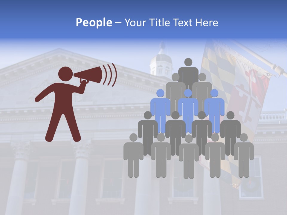 Law Chesapeake Bay State Capitol PowerPoint Template