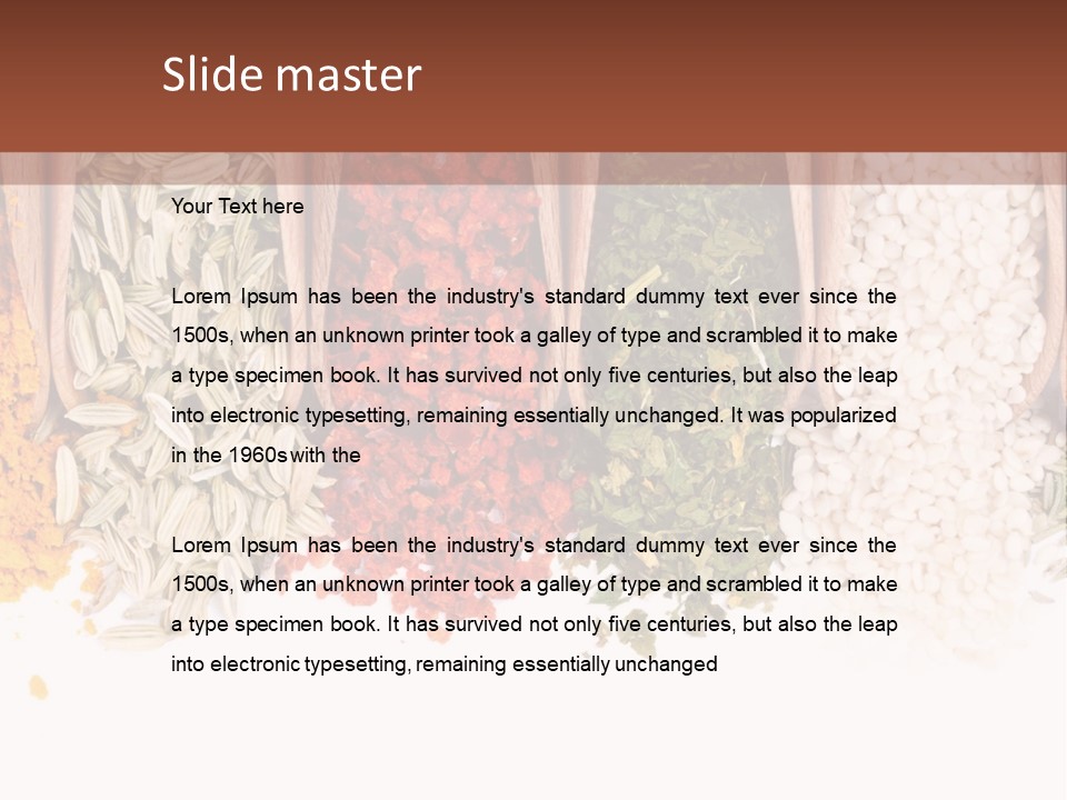 Color Closeup Group PowerPoint Template