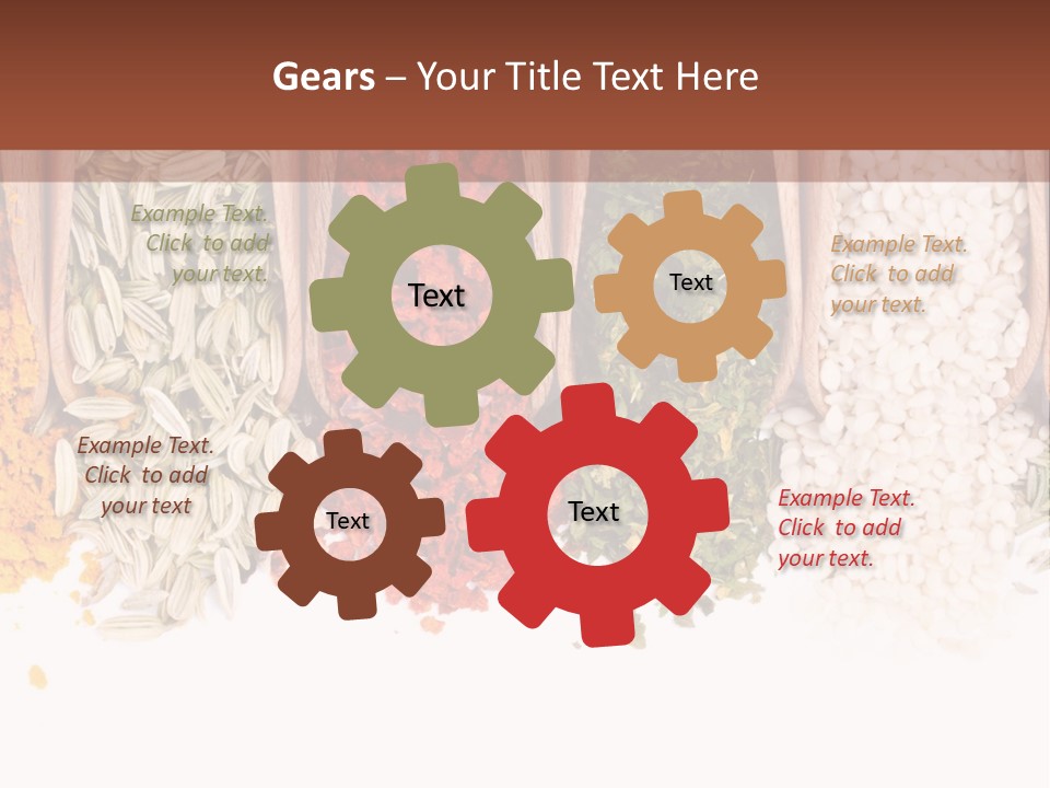 Color Closeup Group PowerPoint Template