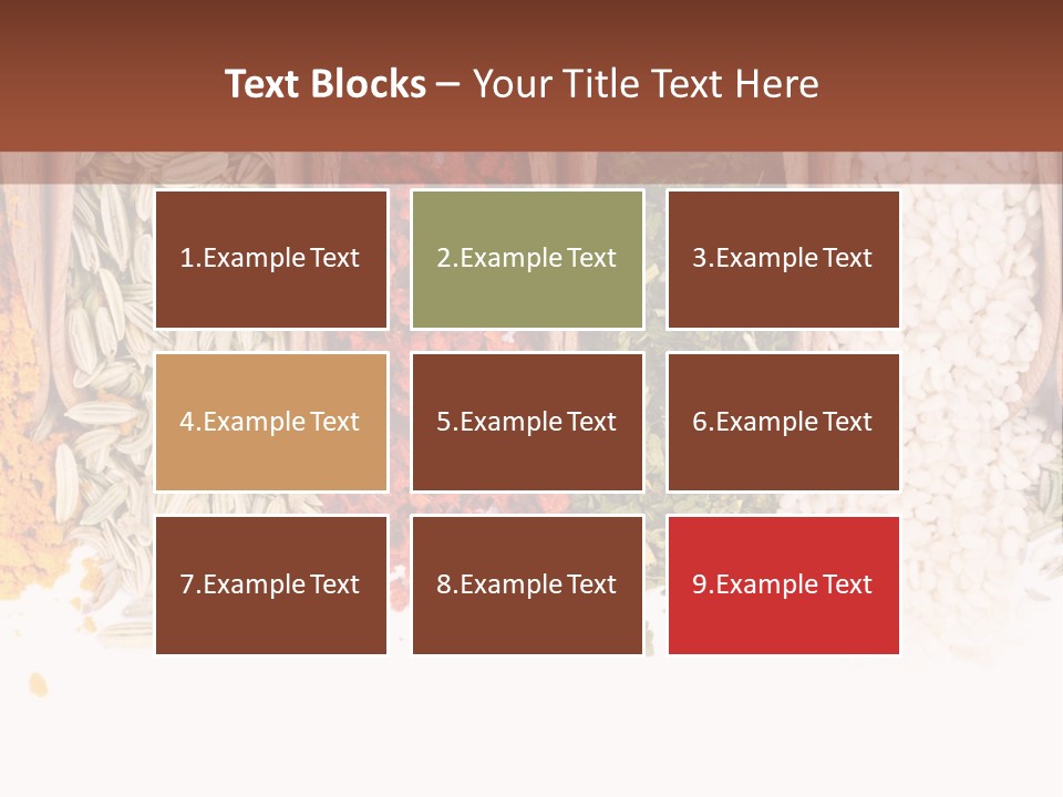 Color Closeup Group PowerPoint Template