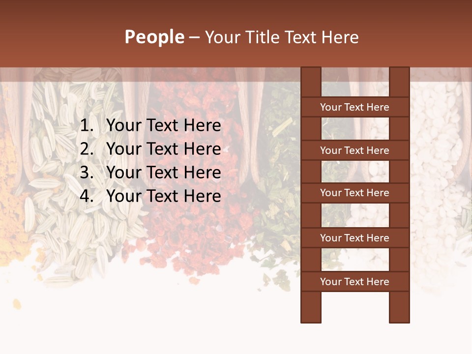Color Closeup Group PowerPoint Template