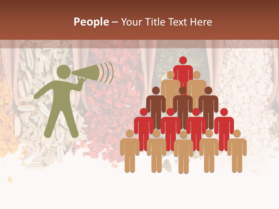 Color Closeup Group PowerPoint Template