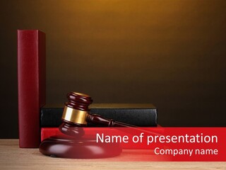 Judgement Judicial Decision PowerPoint Template