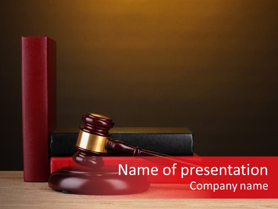 Judgement Judicial Decision PowerPoint Template