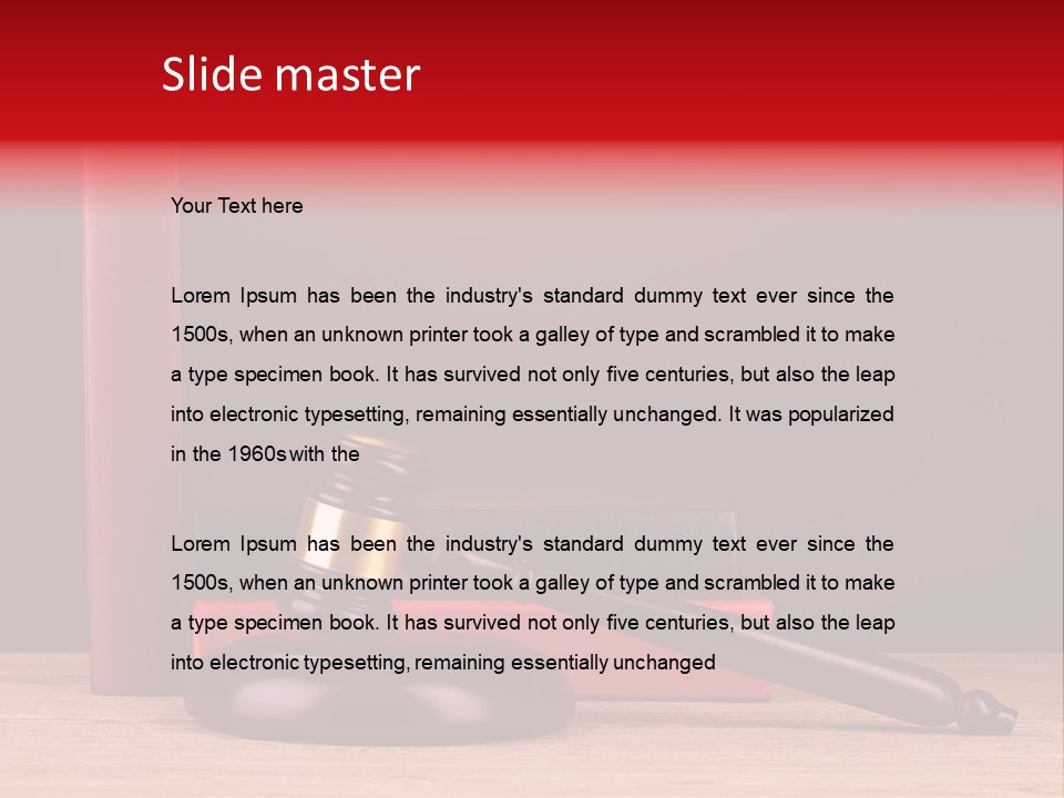 Judgement Judicial Decision PowerPoint Template