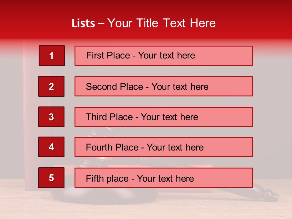 Judgement Judicial Decision PowerPoint Template