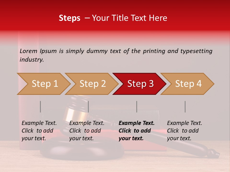 Judgement Judicial Decision PowerPoint Template