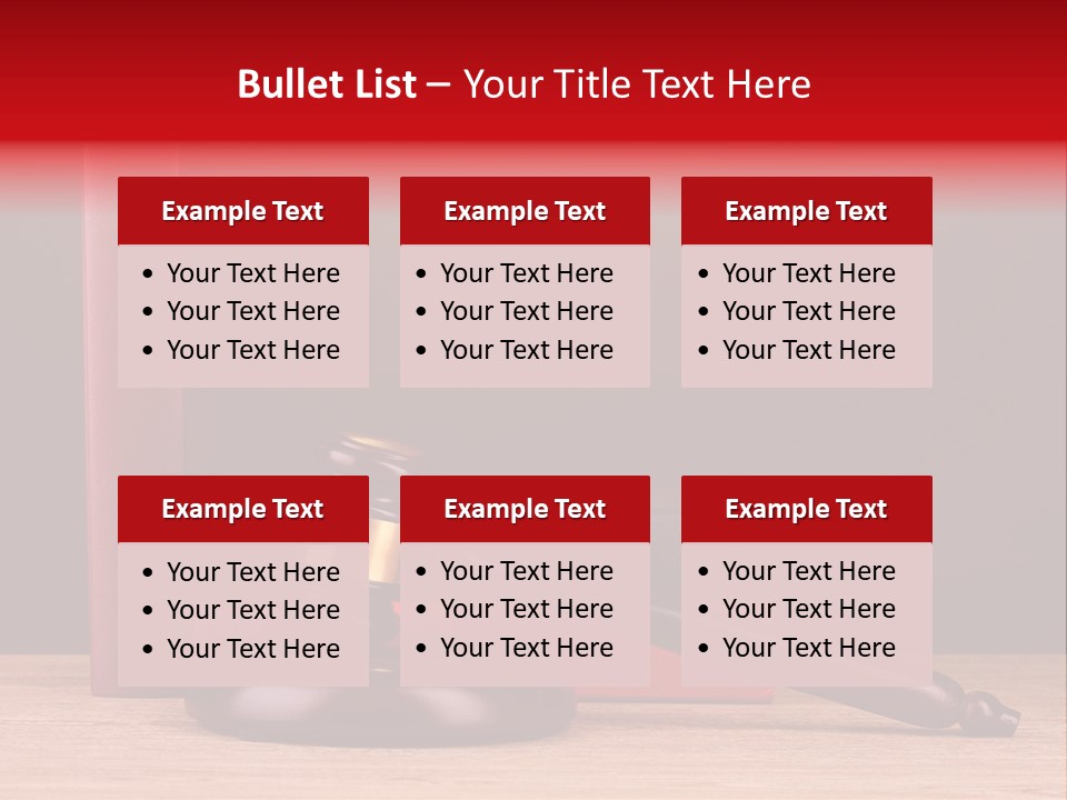 Judgement Judicial Decision PowerPoint Template
