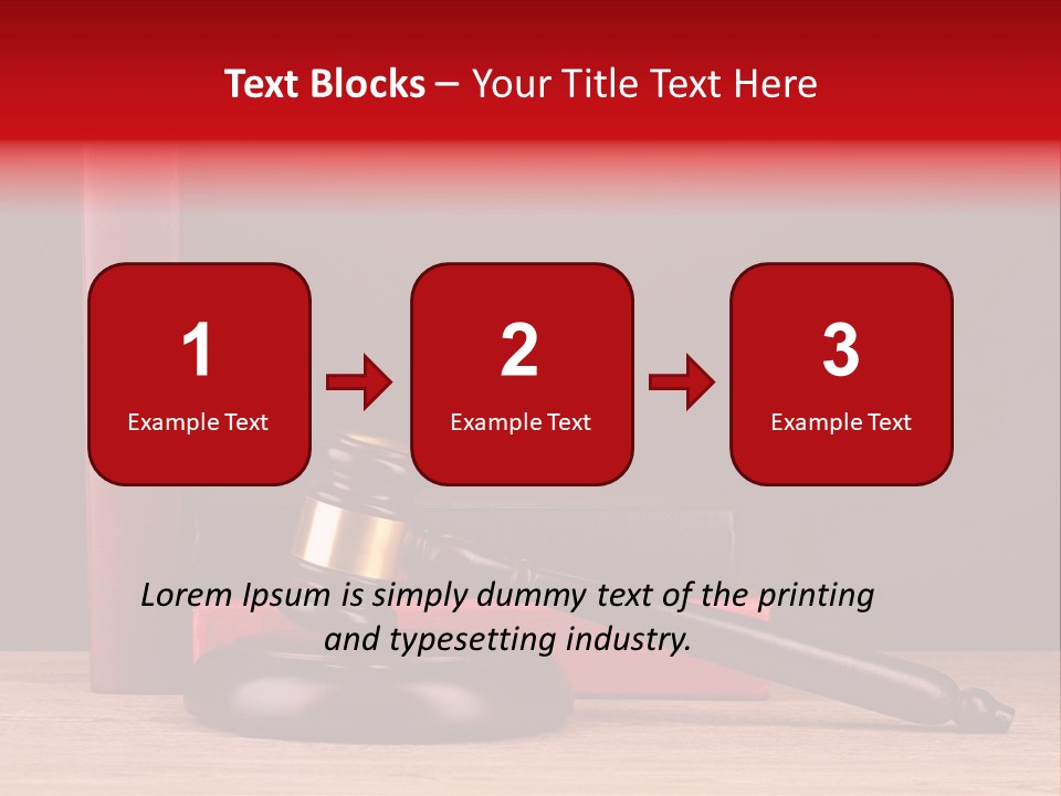 Judgement Judicial Decision PowerPoint Template