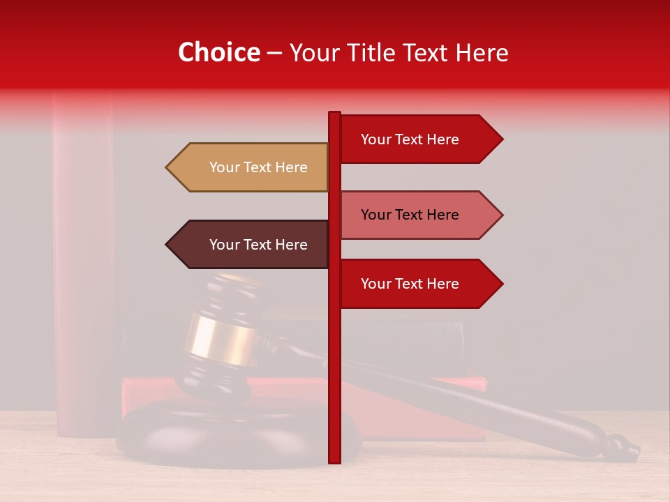 Judgement Judicial Decision PowerPoint Template
