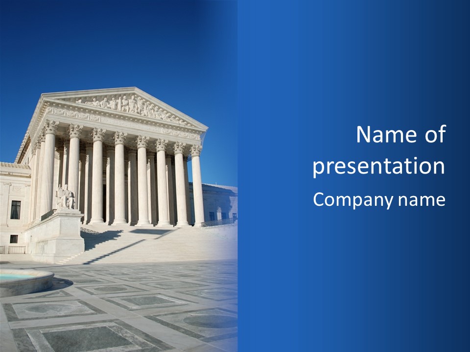 Judges Marble Rule PowerPoint Template