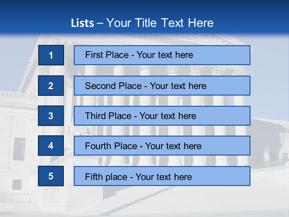 Judges Marble Rule PowerPoint Template