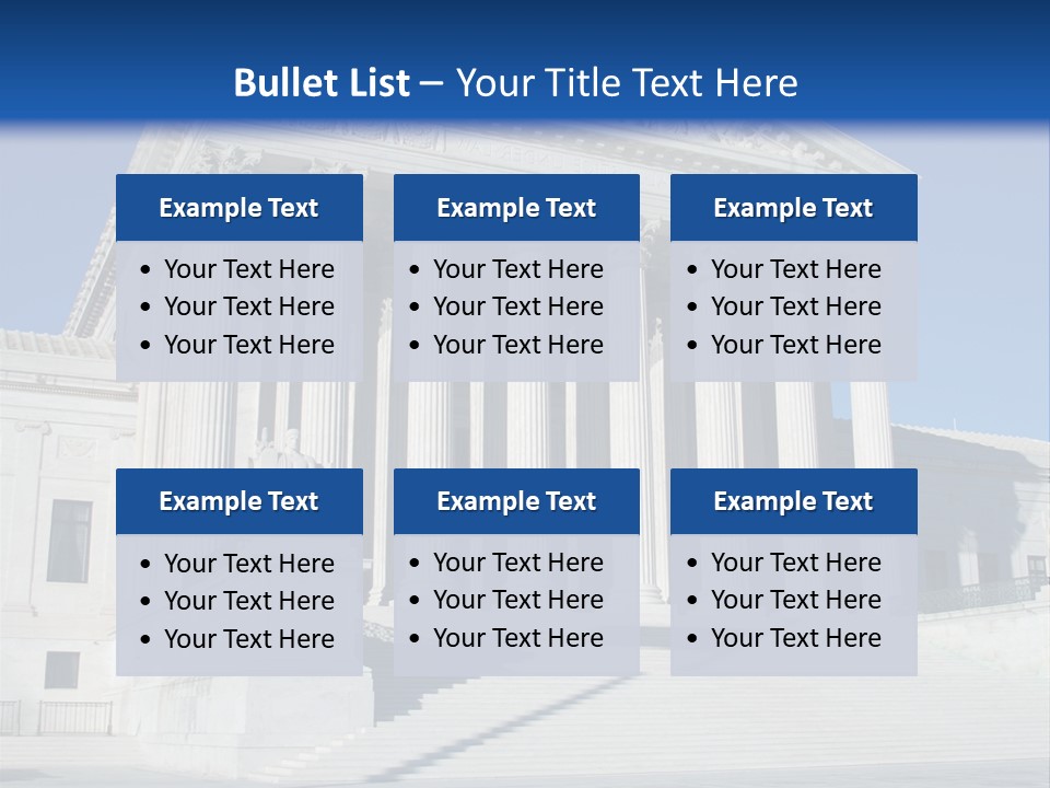 Judges Marble Rule PowerPoint Template