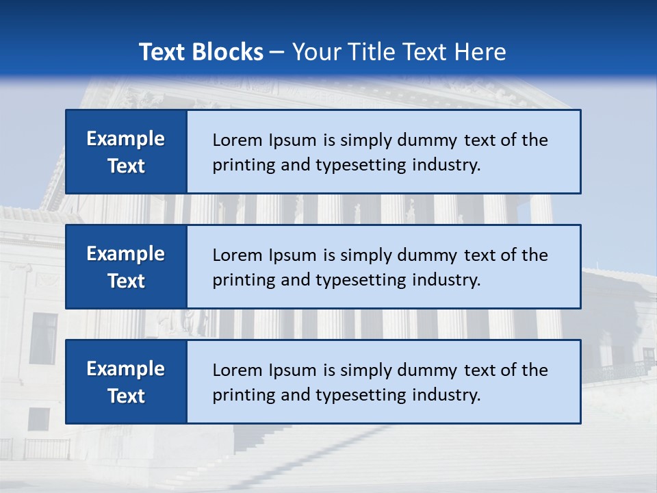 Judges Marble Rule PowerPoint Template