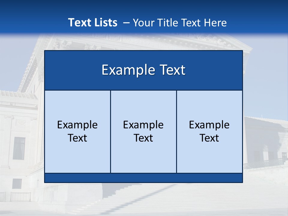 Judges Marble Rule PowerPoint Template