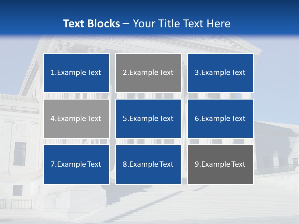 Judges Marble Rule PowerPoint Template