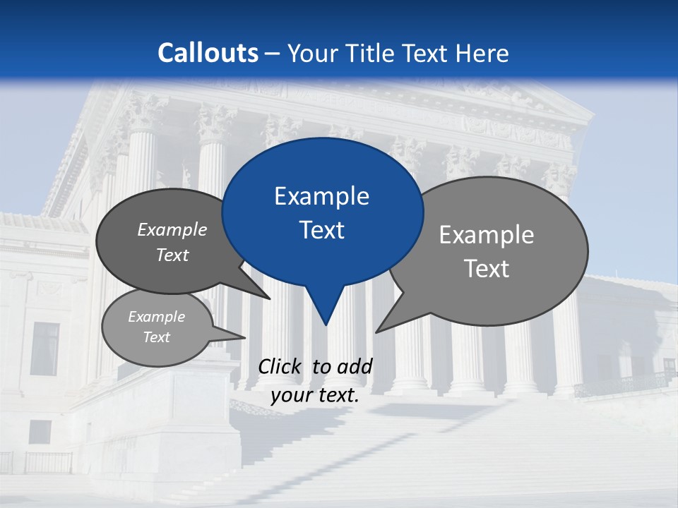 Judges Marble Rule PowerPoint Template