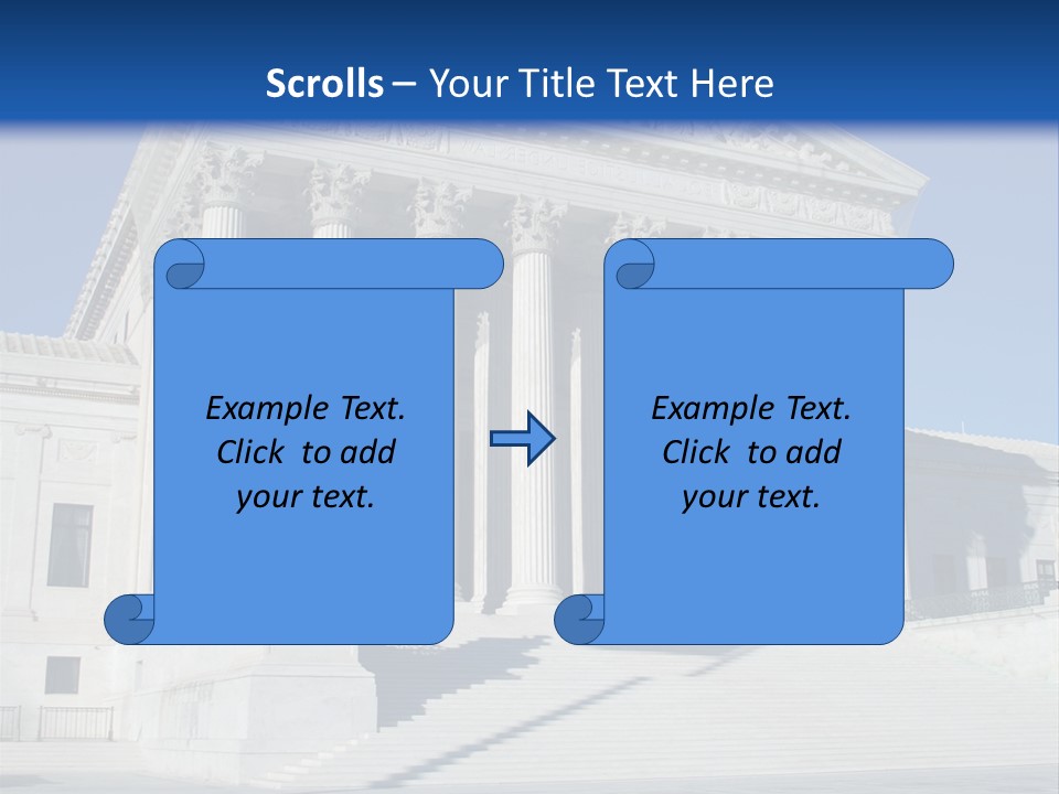 Judges Marble Rule PowerPoint Template