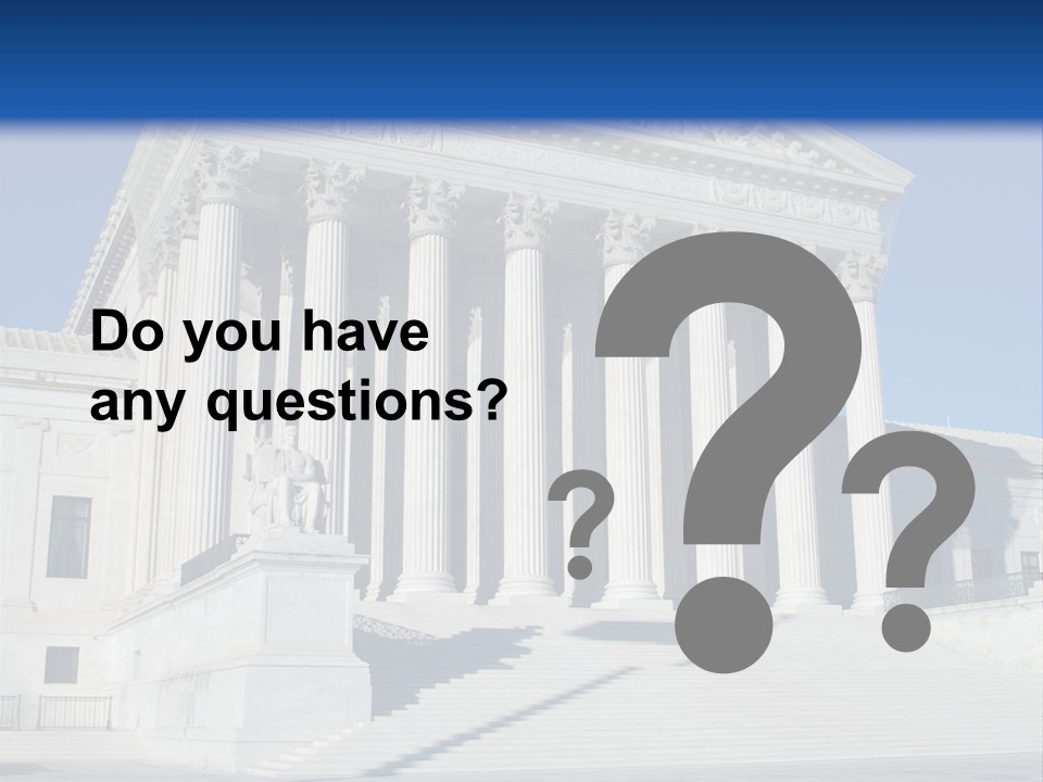 Judges Marble Rule PowerPoint Template