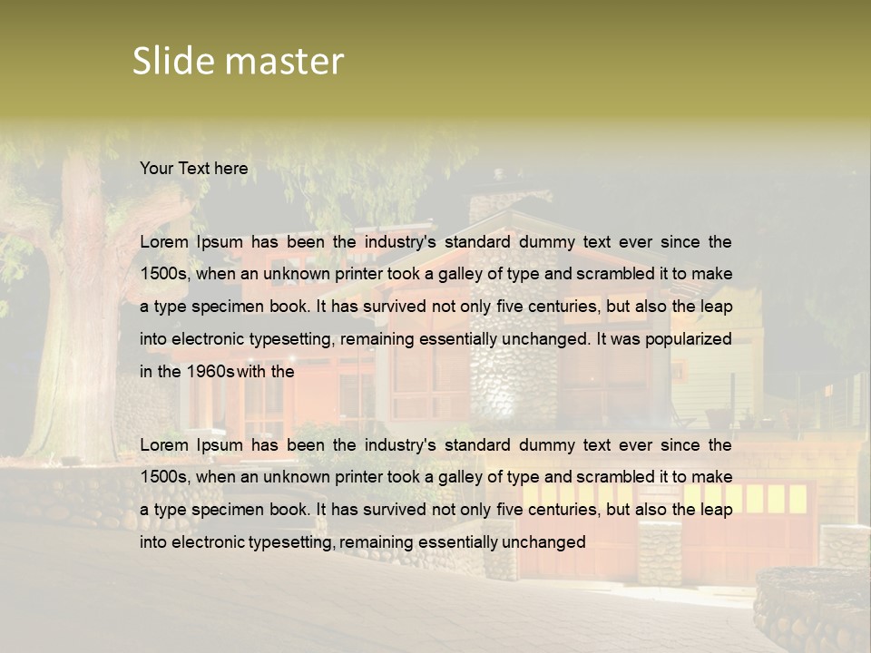 Vancouver Garden Elegance PowerPoint Template