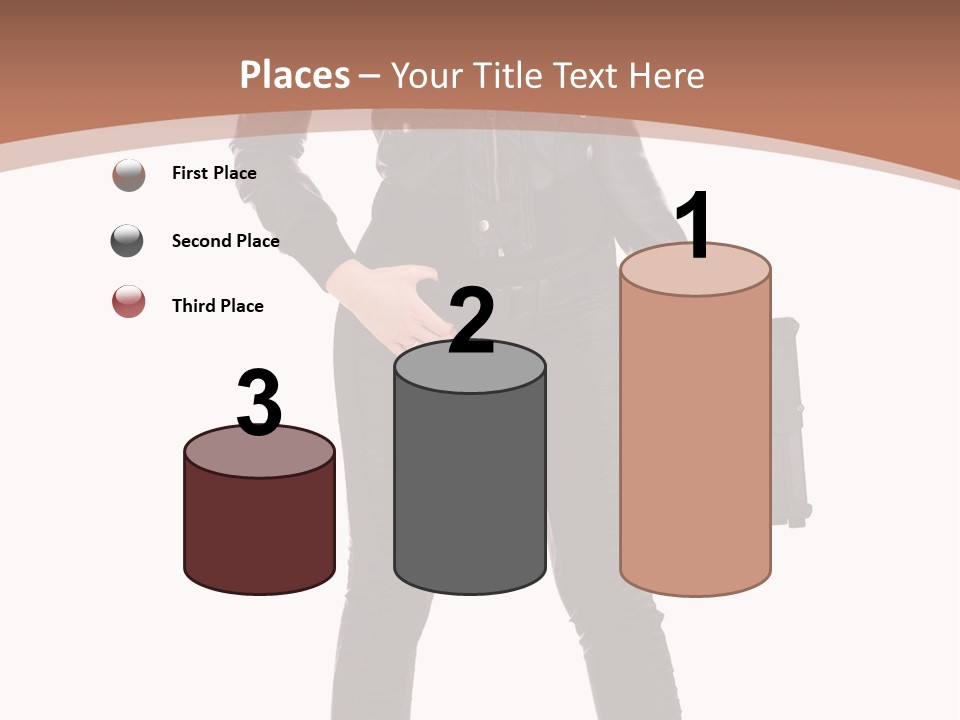 Lady Fashion Portrait PowerPoint Template