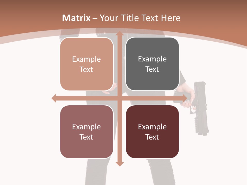 Lady Fashion Portrait PowerPoint Template