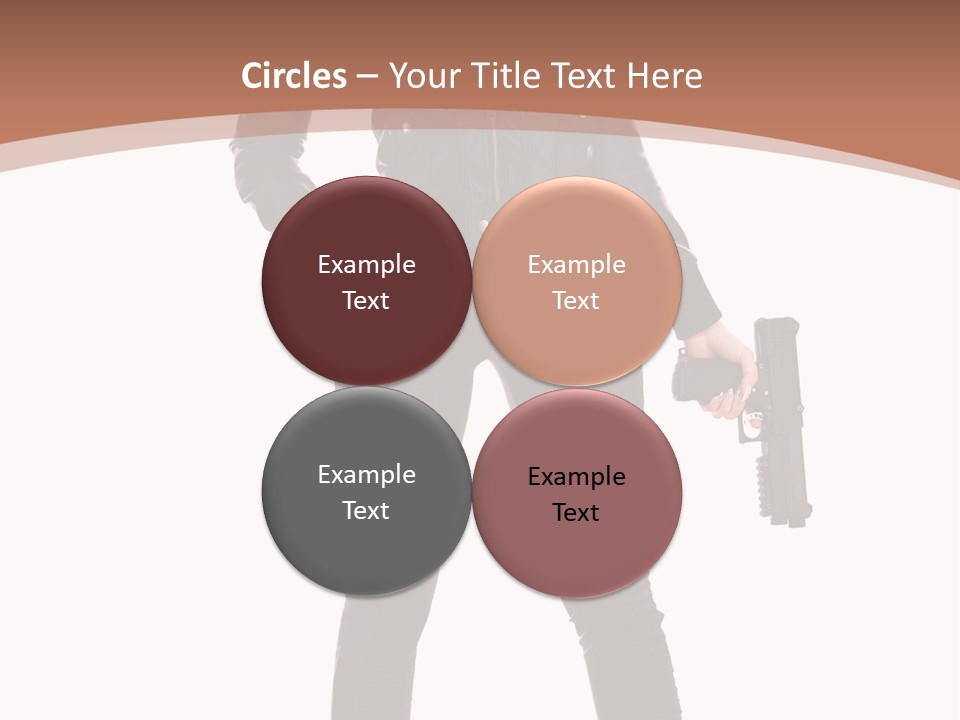 Lady Fashion Portrait PowerPoint Template