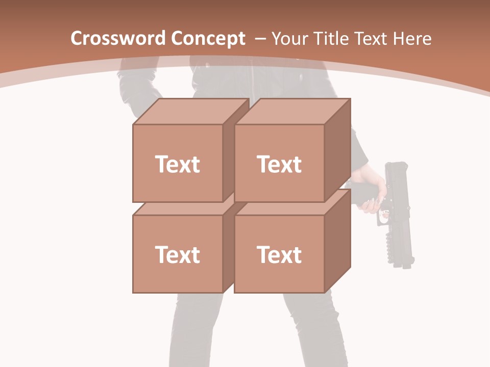 Lady Fashion Portrait PowerPoint Template