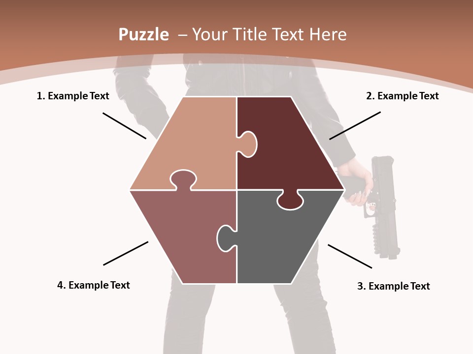 Lady Fashion Portrait PowerPoint Template