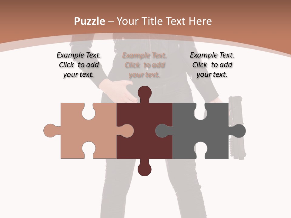 Lady Fashion Portrait PowerPoint Template