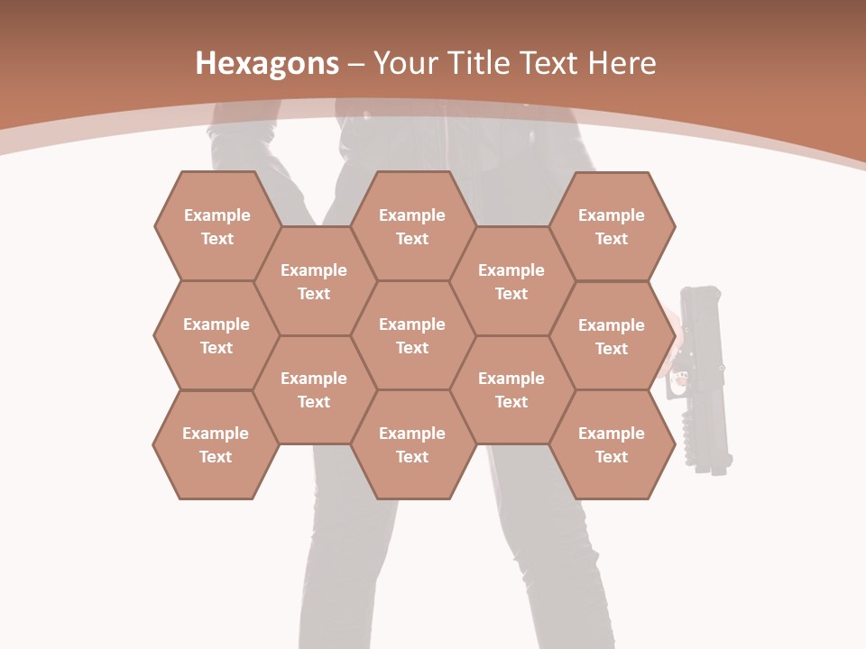 Lady Fashion Portrait PowerPoint Template