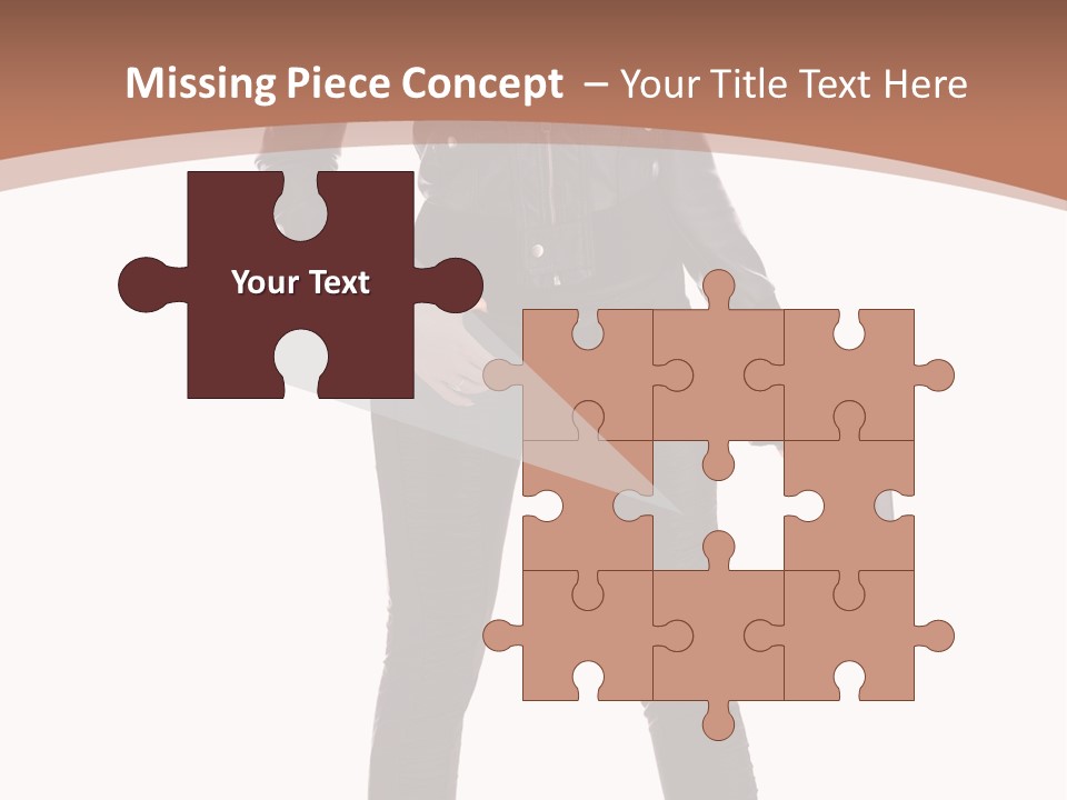 Lady Fashion Portrait PowerPoint Template