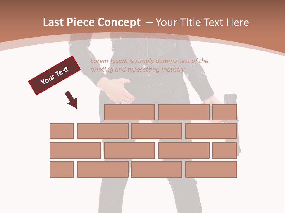 Lady Fashion Portrait PowerPoint Template