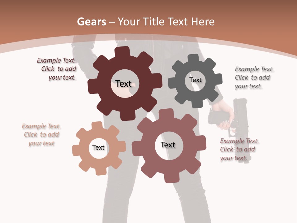 Lady Fashion Portrait PowerPoint Template