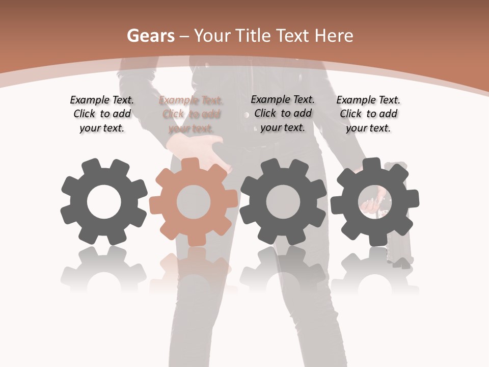 Lady Fashion Portrait PowerPoint Template