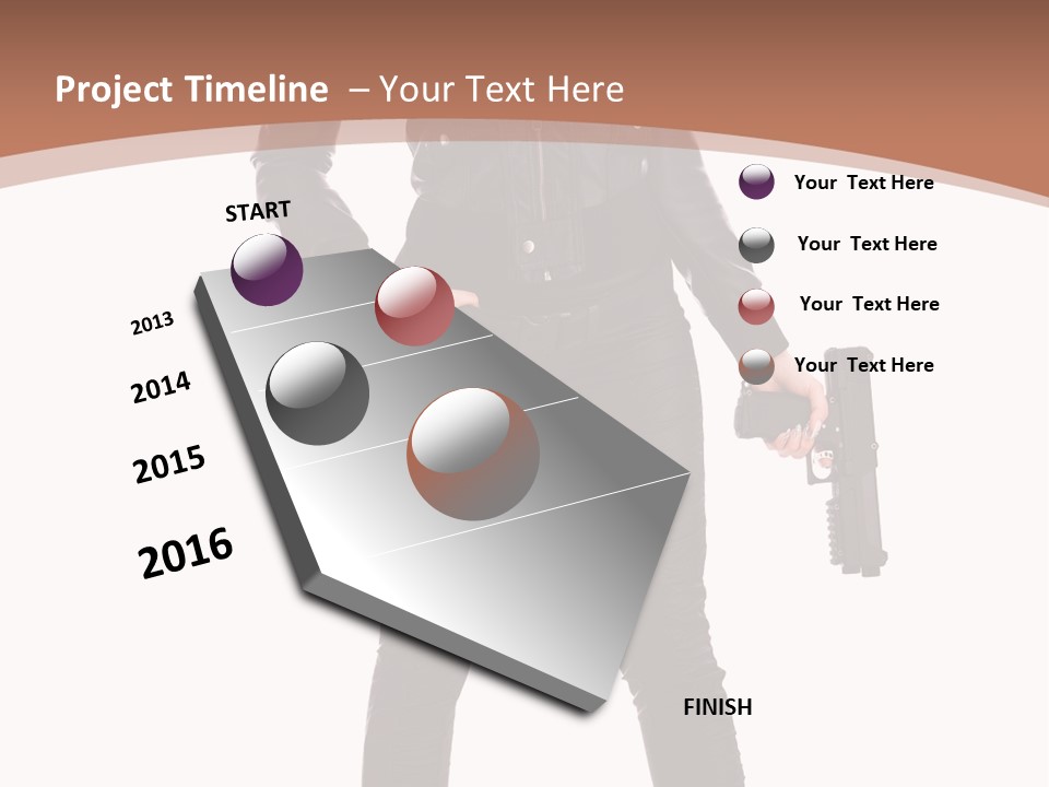 Lady Fashion Portrait PowerPoint Template