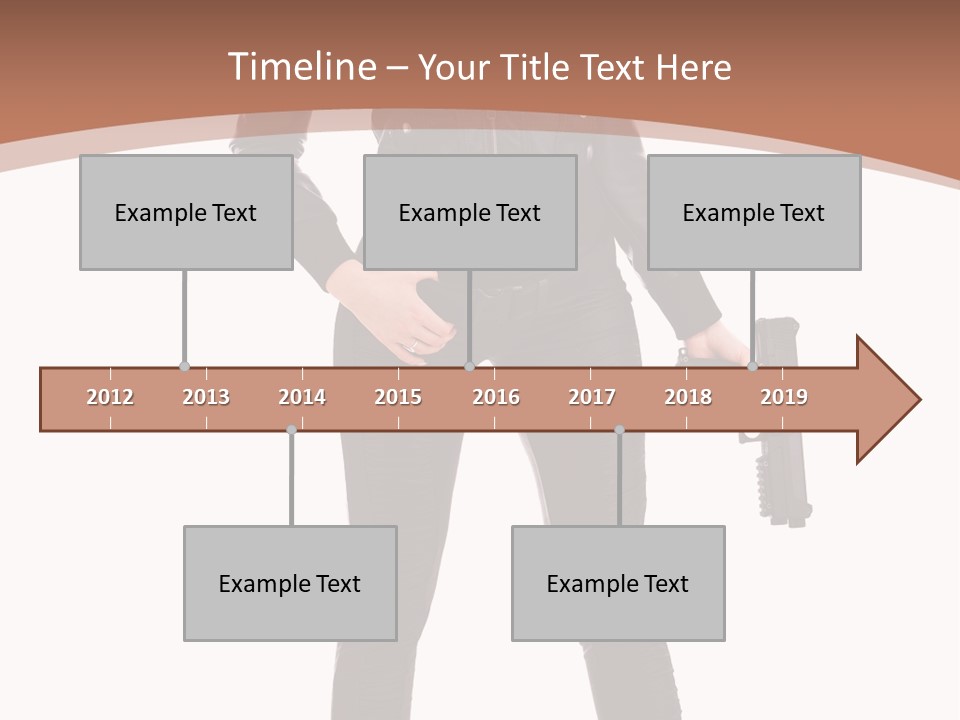 Lady Fashion Portrait PowerPoint Template