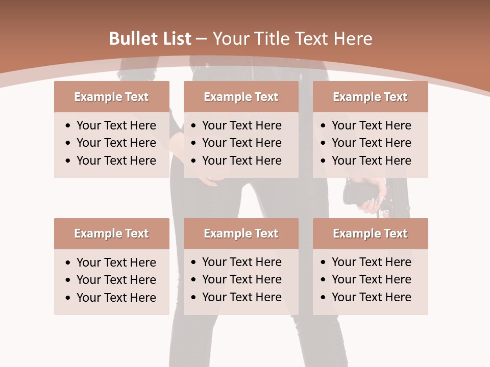 Lady Fashion Portrait PowerPoint Template