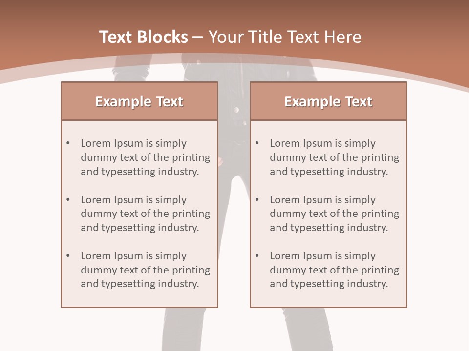 Lady Fashion Portrait PowerPoint Template