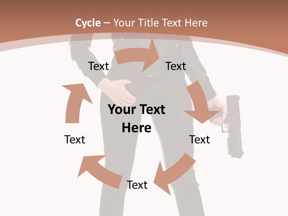 Lady Fashion Portrait PowerPoint Template