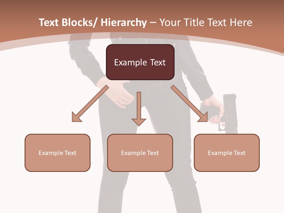 Lady Fashion Portrait PowerPoint Template