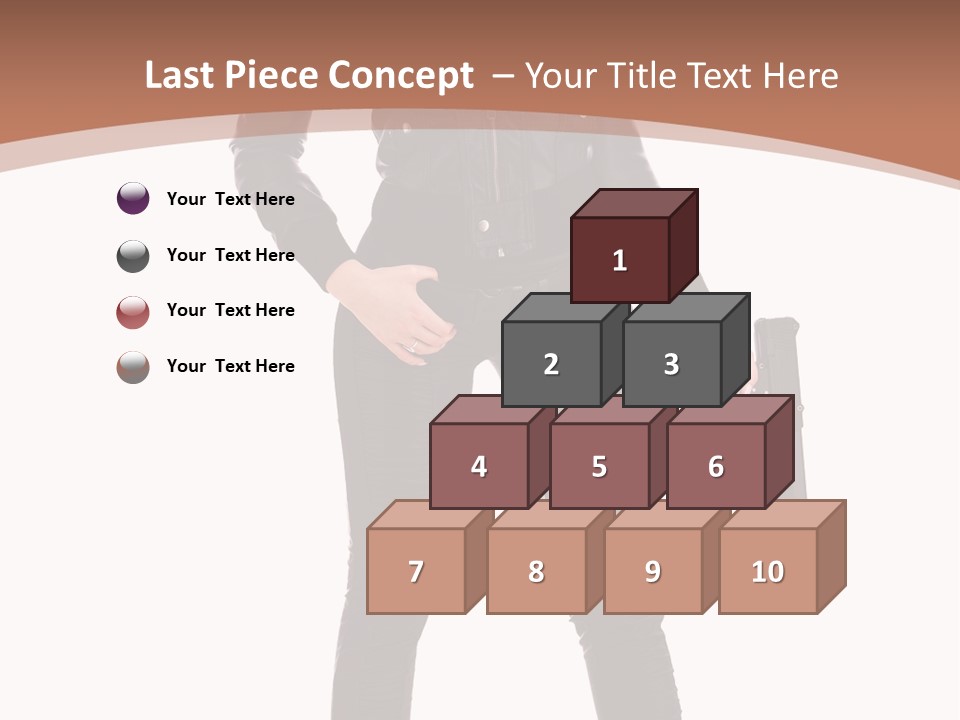 Lady Fashion Portrait PowerPoint Template