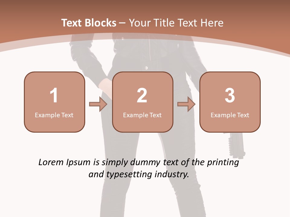 Lady Fashion Portrait PowerPoint Template