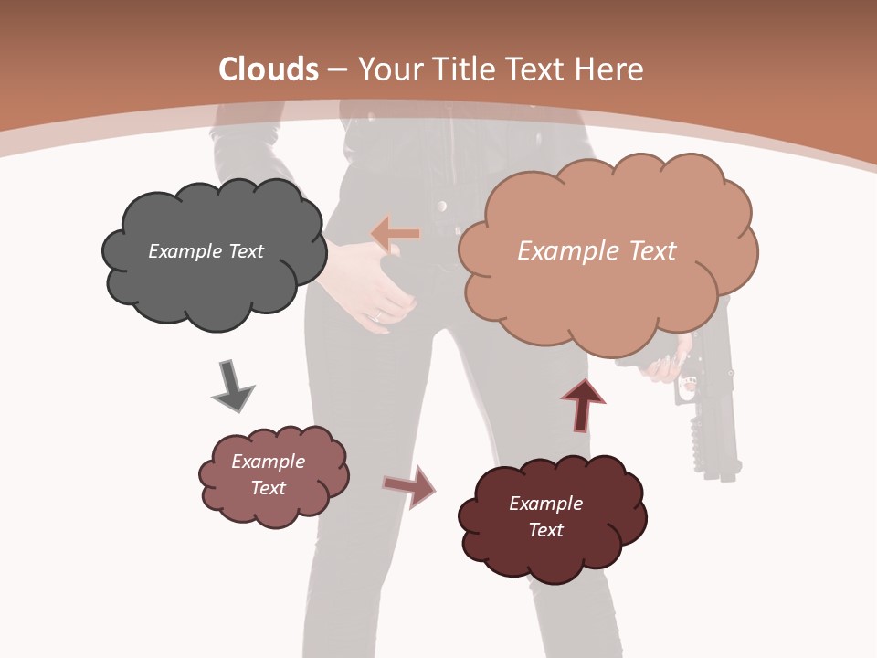 Lady Fashion Portrait PowerPoint Template